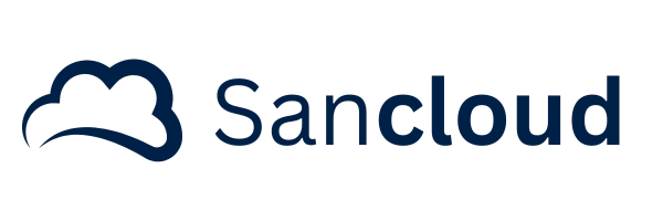 Logo oficial da Sancloud - Tecnologia, Hospedagem e Soluções Gerenciadas de Cloud.